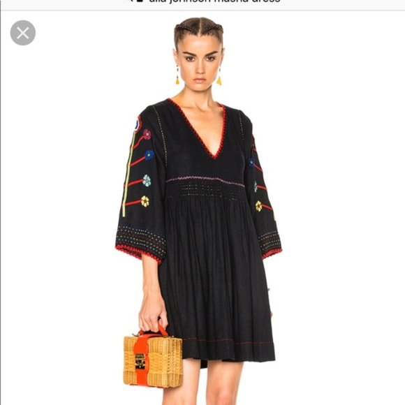 Ulla Johnson Dresses & Skirts - Ulla Johnson Masha Boho Dress in Midnight - 4